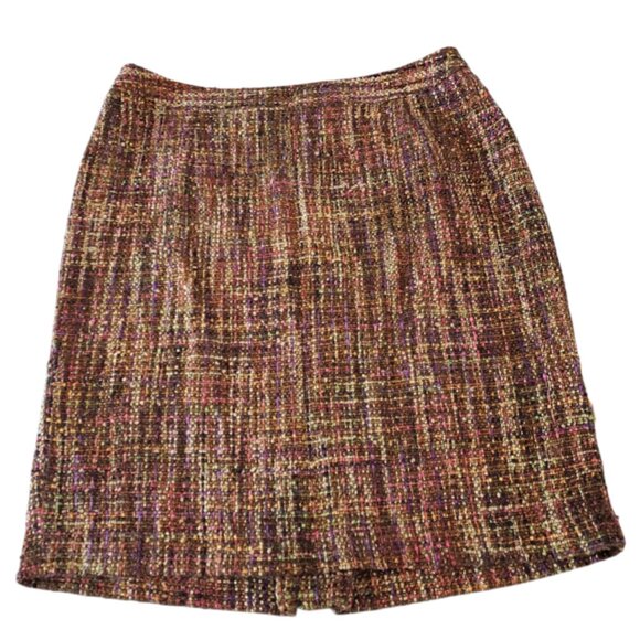 Lane Bryant Women's A-Line Multicolor Tweed Skirt 16 - Picture 1 of 4